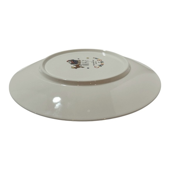 MIKASA Cookies for Santa Plate Red Green Rudolph Holiday Decor LIKE NEW - Picture 9 of 11